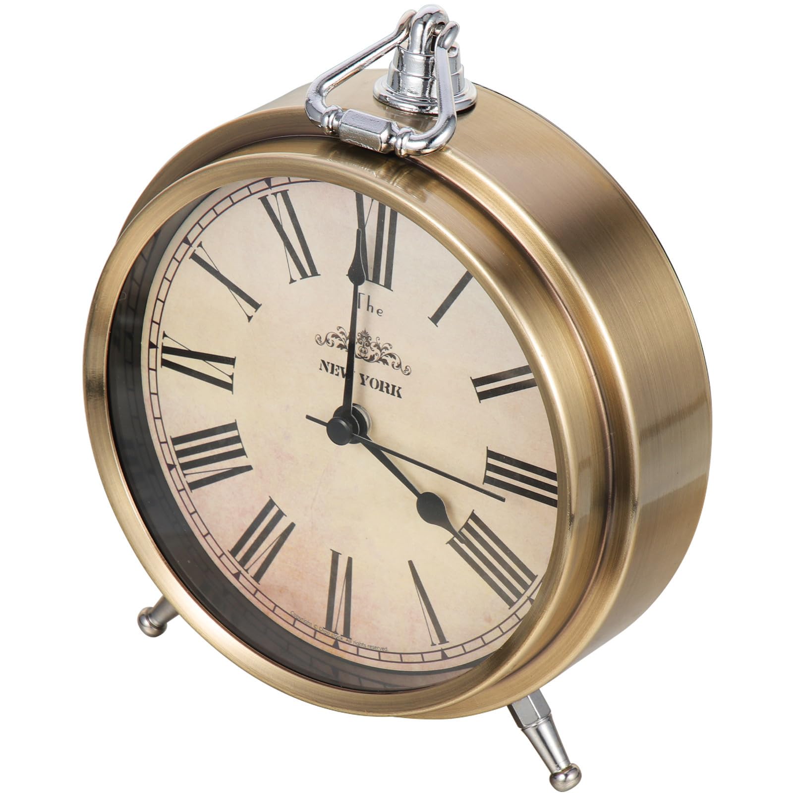 Réveil horloge de chambre vintage CRAFTHROU silencieux pour retrouver le sommeil