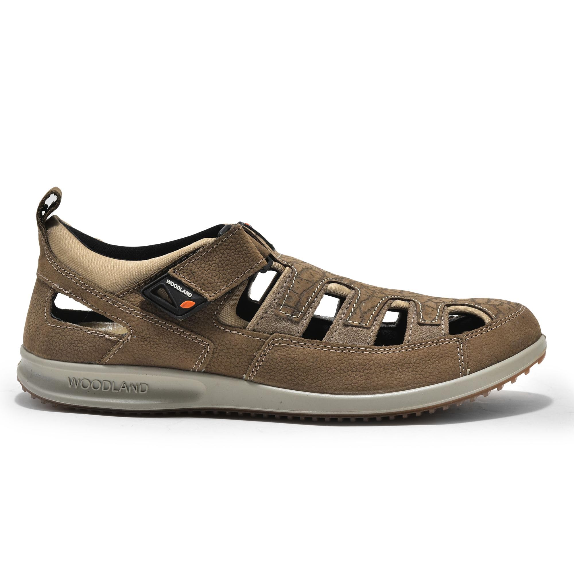 Woodland Men Black Sandal