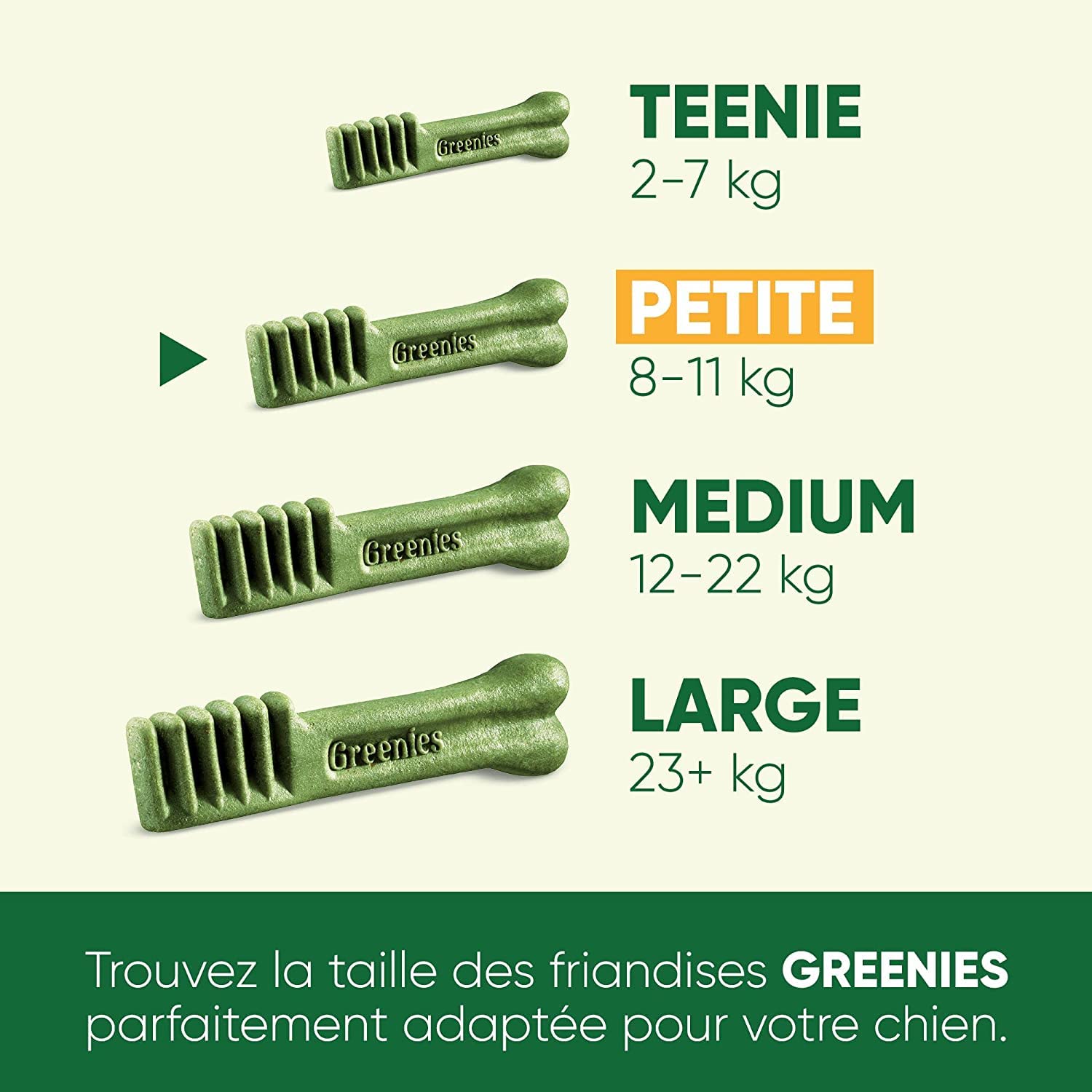 GREENIES Original Petite – Friandises à mâcher pour petit chien – 20 sticks pour une bonne hygiène bucco-dentaire – 1 sachet de 340g