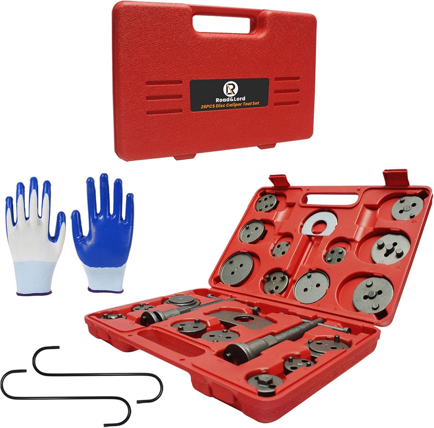 Brake caliper compression tool kit 26pcs Disc Brake Piston Caliper