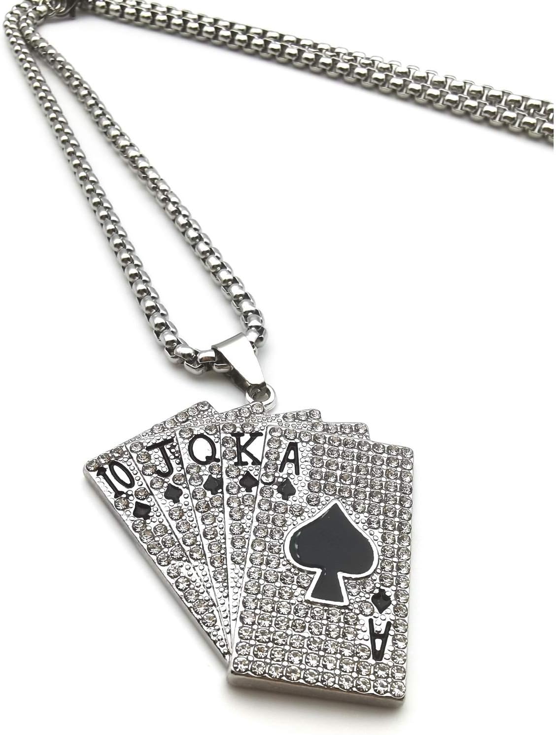 Collier Pour Homme Hibou Pendentif En Acier Inoxydable Collier Garçon