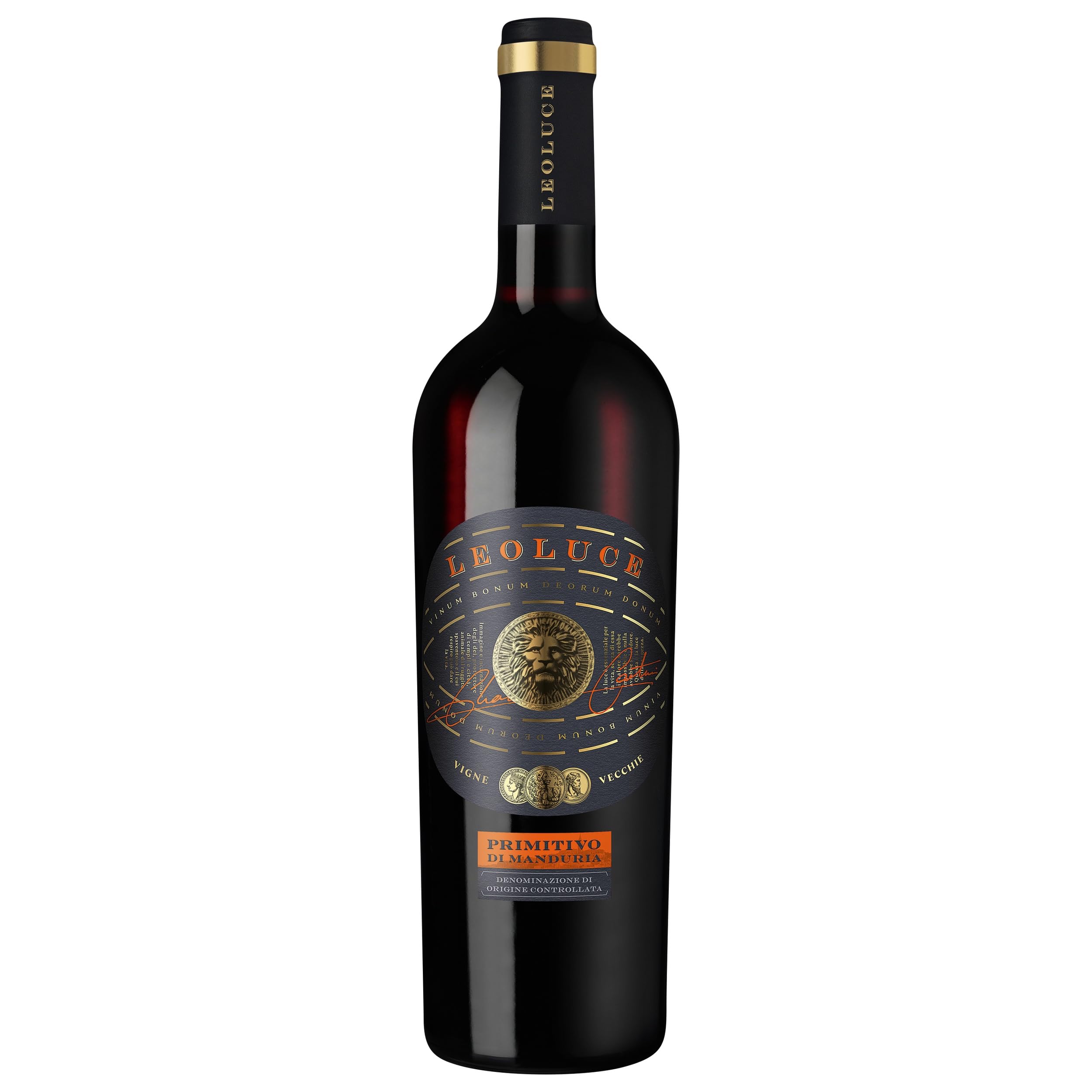 Leoluce Primitivo di Manduria DOC Rotwein Rot Trocken Italien inkl. FeinWert E-Book (6 x 0.75 l)