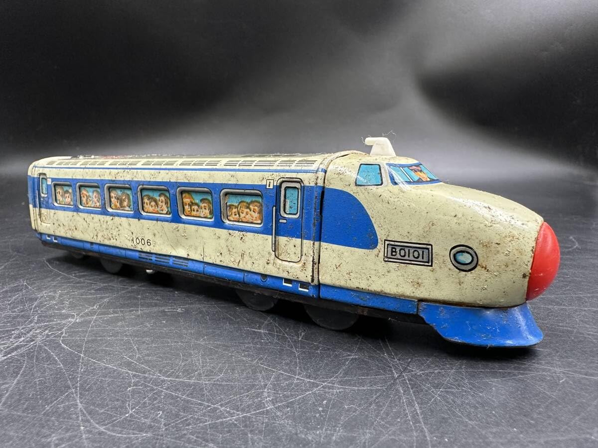 Amazon.co.jp: 当時物 ブリキ 新幹線 ひかり号 イチコー レトロ
