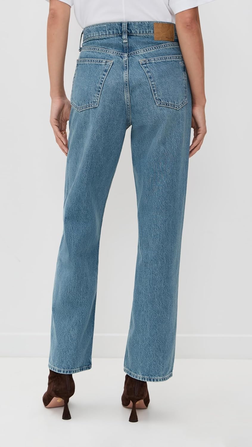 rag & bone Women's Shea High Rise Ankle Straight Jeans - Image 3