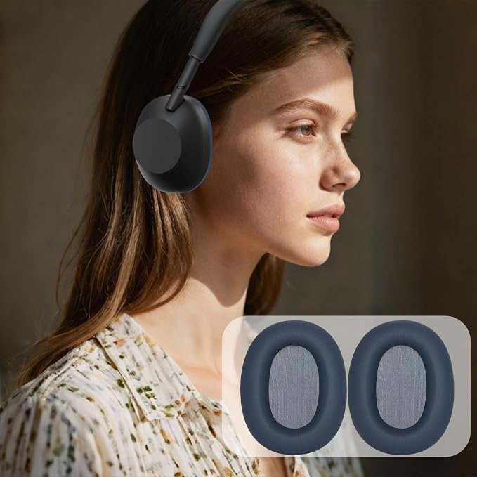 Almohadillas de repuesto Adhiper para Sony WH-1000XM6 - Azul miniatura 7