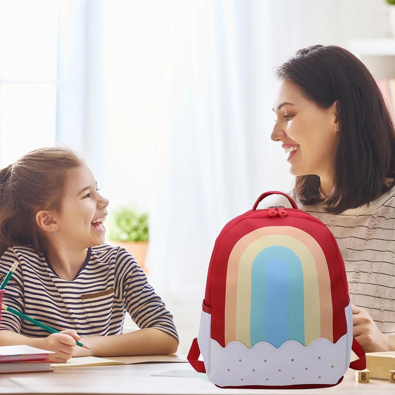 Genérico Mochila Niña Mochila Escolar 6 Años Niña 5 Años 5 Para Motxilla 3 Instituto Maleta Mochilas Escolares Primaria Rosa De Blanco Grande Pequeña Escuela Infantil Bebe Guarderia Personalizada 9
