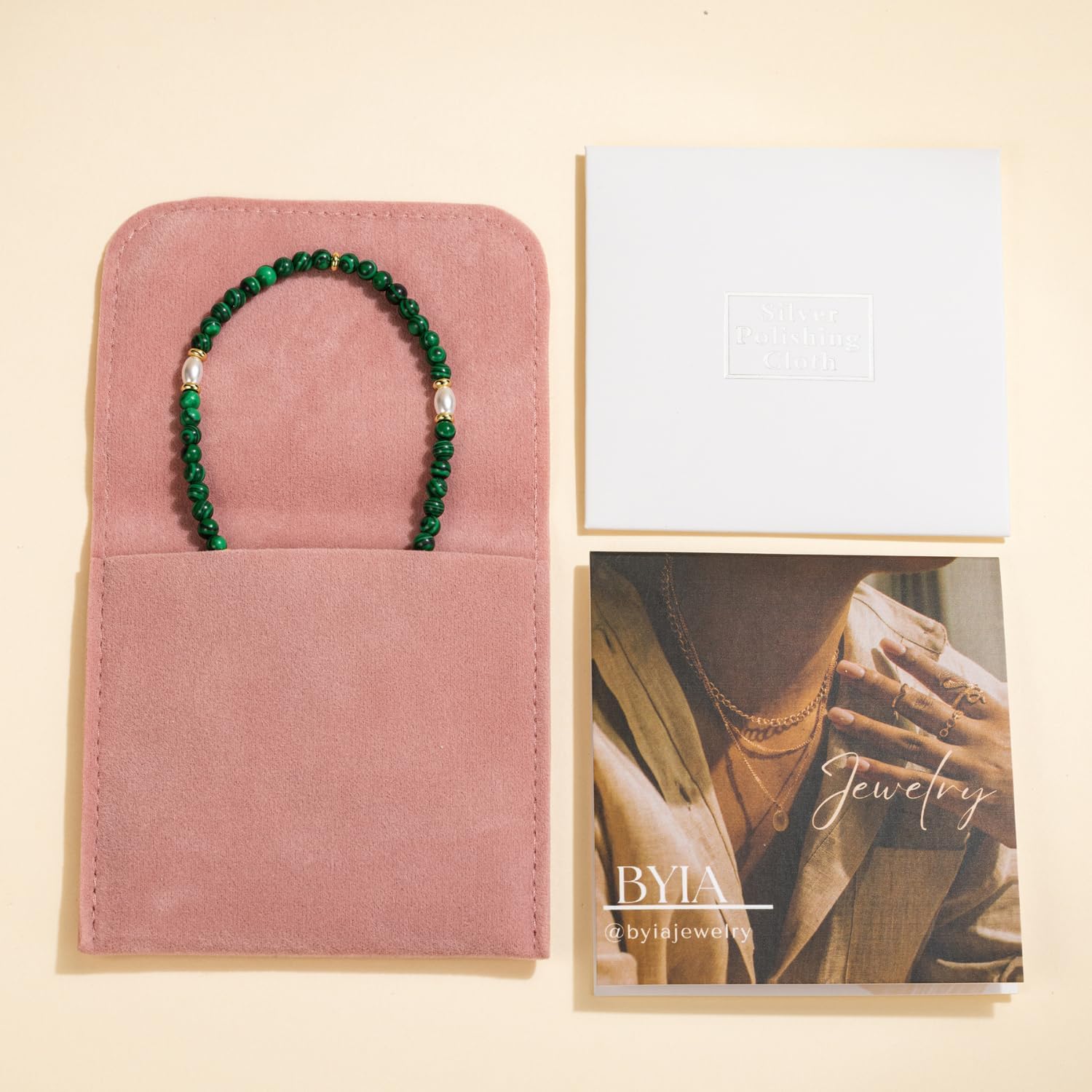 Boho Beaded Necklace for Women Natural Stone Gemstone Choker Mixed Materials Handmade Jewelry - Image 8