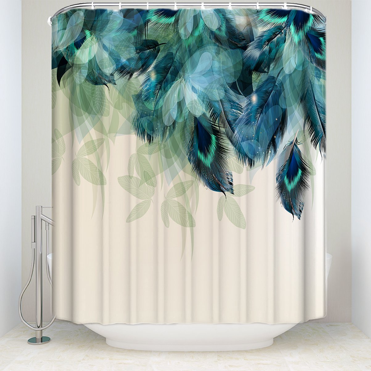 Peacock Shower Curtains Curtains & Drapes