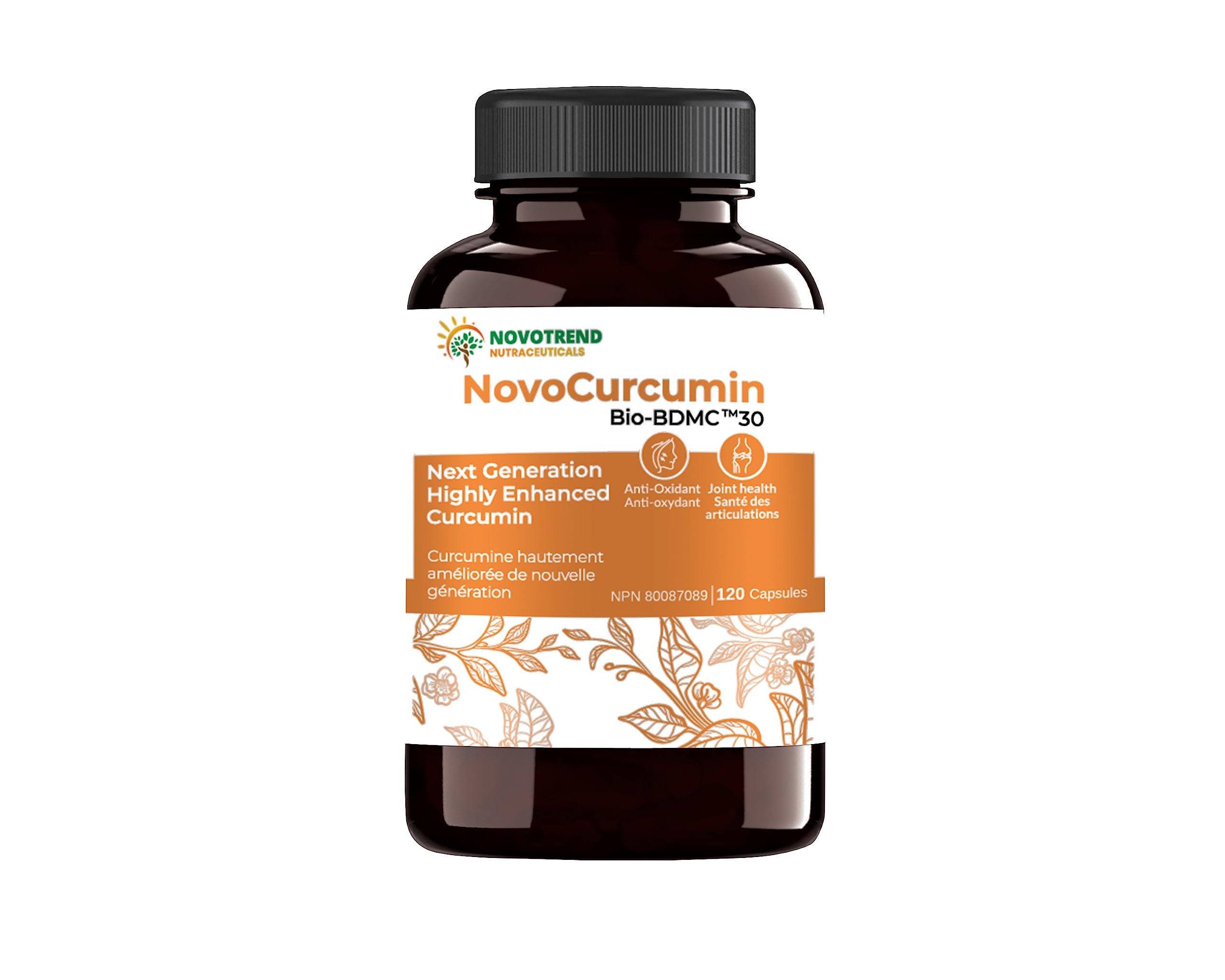 BIOBDMC NovoCurcumin-Next Generation Highly Enhanced Curcumin- 120 Capsules