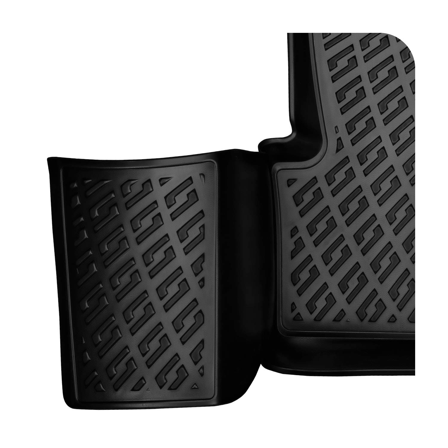 Rizline 3D Fussmatten für Mercedes C Klasse W205 / S205 2014-2021 | für W205 Limousine Sedan / S205 T-Modell Kombi, Gummimatten aus TPE Gummi, Passgenau, Wasserdicht, Hoher Rand, Rutschfest