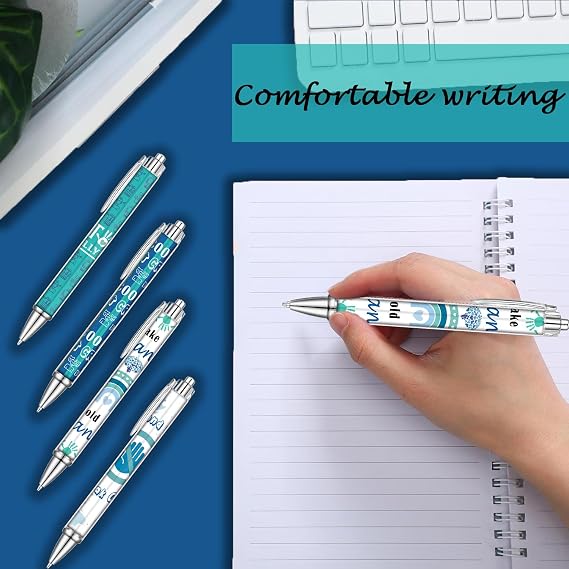 36 Ps Ballpoint Pens, Anti Bullying Theme, Calling on Evil Forces to Speak out about Non Retractable Ballpoint Pens, Office Gifts for Men And Women, Black Ink Pens