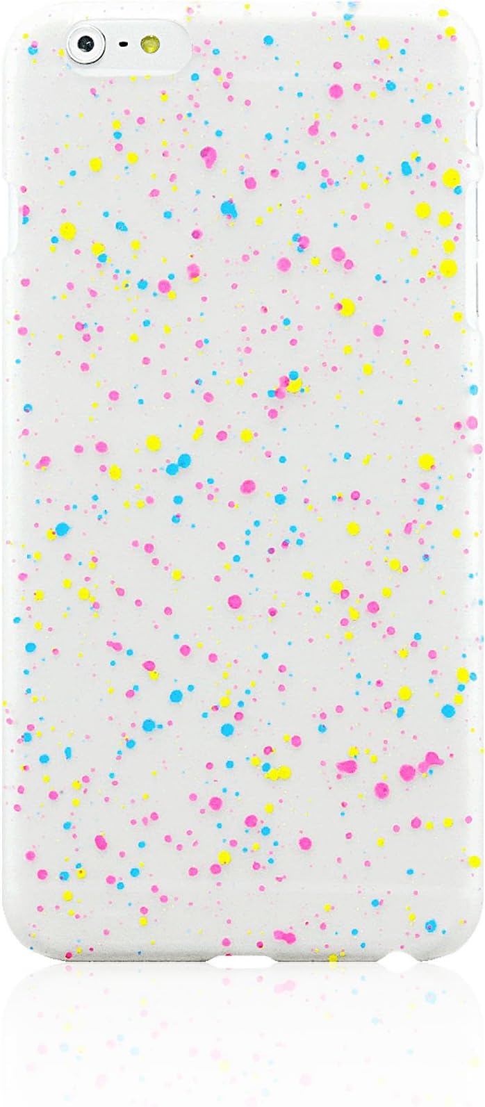 iPhone 6s Plus case, LiViTech(TM) Granite Stone Design Glow in The Dark Protective Hard Case for Apple iPhone 6 6s Plus (5.5) (Blue Hot Pink)