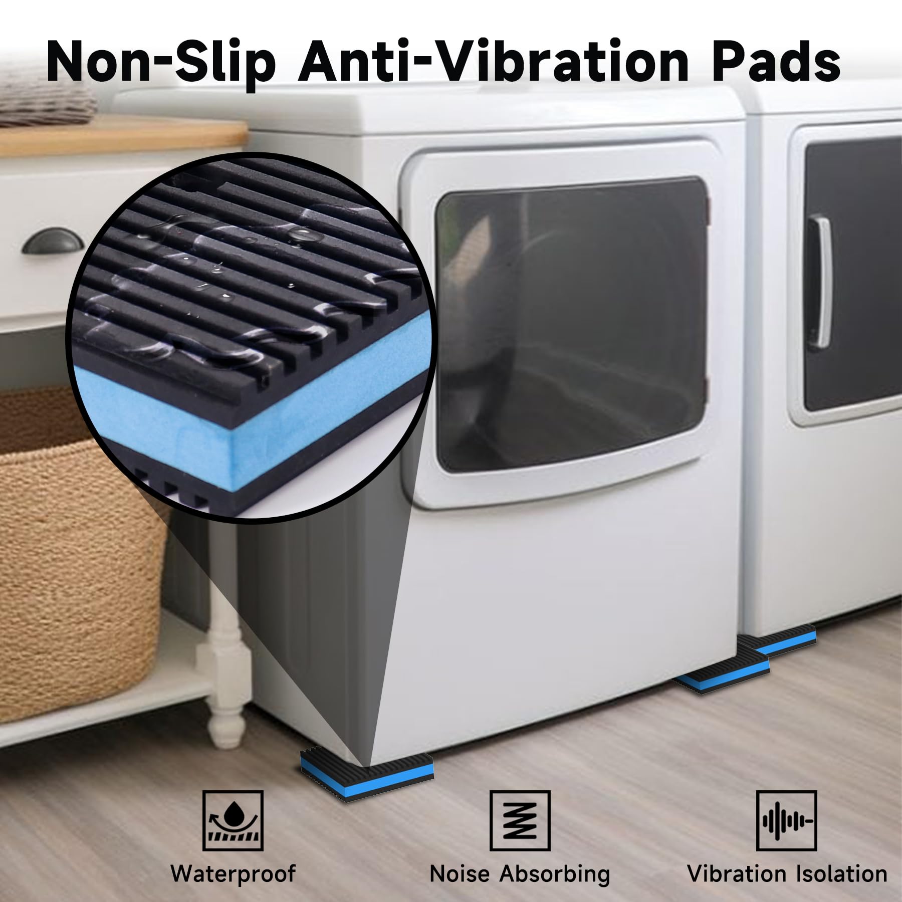 best anti vibration pads for air compressor Amazon.com: BJADE'S Anti Vibration Isolation Pads 4 Pack,Mechanical  Vibration Damping Pad,Air Compressor Rubber Pad,Shock Absorb Pad for Air  Conditioner,Washing Machine,Treadmill with 3/8''hole,4'' x 4'' x 7/8'' :  Industrial & Scientific