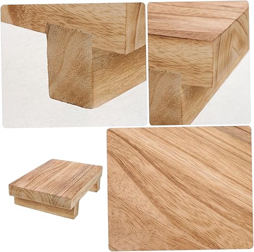 Miniatura 6 de Tofficu Taburete de mesa para niños, taburete de mesa, adornos de madera para mesa de comedor