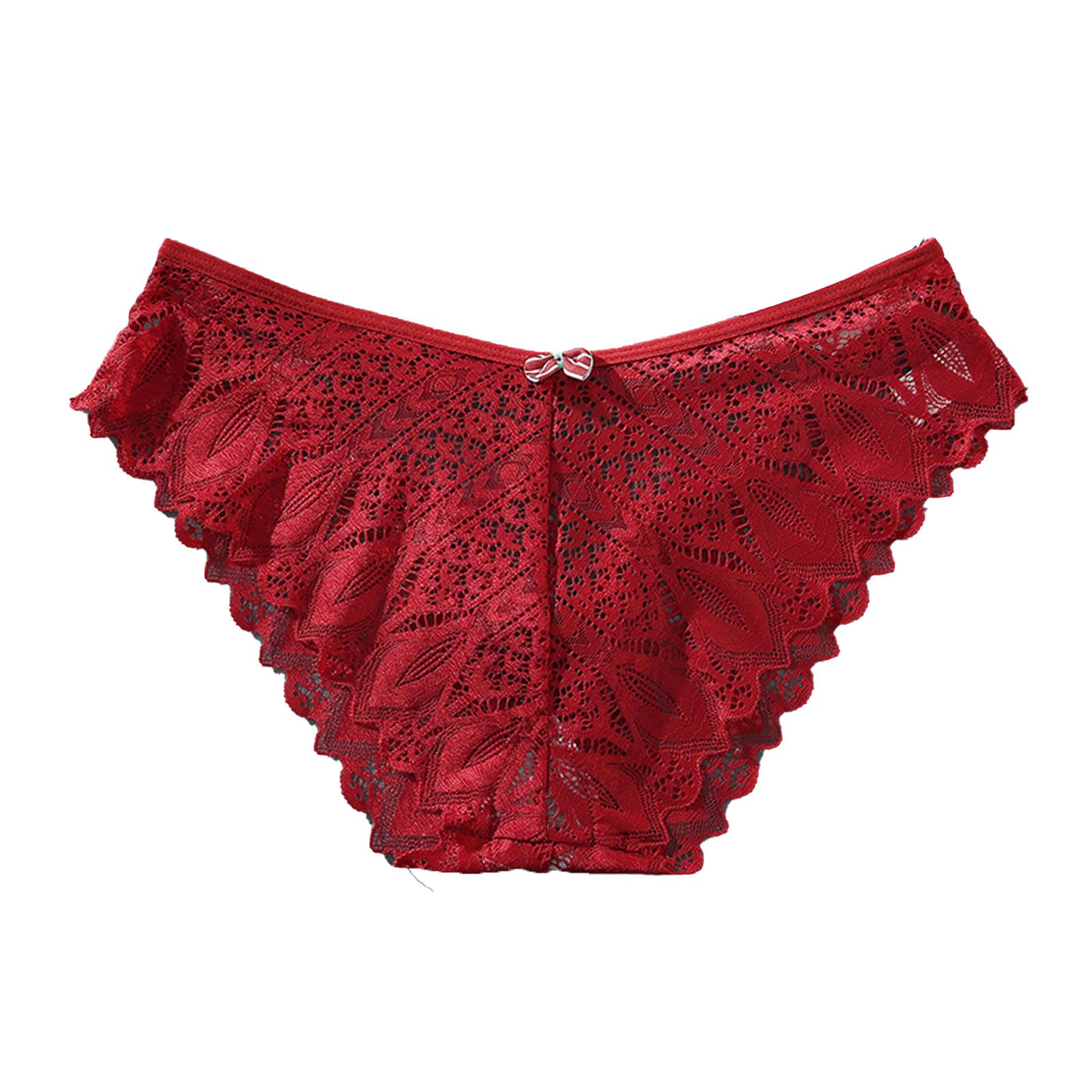 Womens Sexy Lace Panties Stylish Criss Cross Seamless Bikini Underwear See Through Stretch Cotton Panty Brief