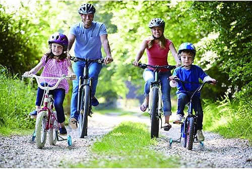 Miniatura 6 de Ruedas de entrenamiento de bicicleta para niños, rueda trasera resistente con estabilizadores montados (para bicicletas de niños de 12, 14, 16, 18,