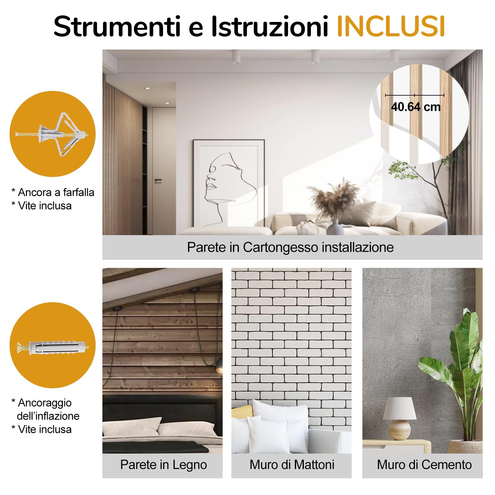 FUKUMARU Parete da Arrampicata per Gatti, 4 Scale e Gradini da Parete per Gatti, Scaletta in Legno Massiccio di Gomma,Con Corda di Iuta per Graffiare Fino a 15 kg. da Sinistra a Destra.