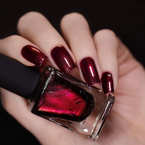 Miniatura 973 de ILNP Madison Ave Esmalte de uñas holográfico metálico rosa antiguo