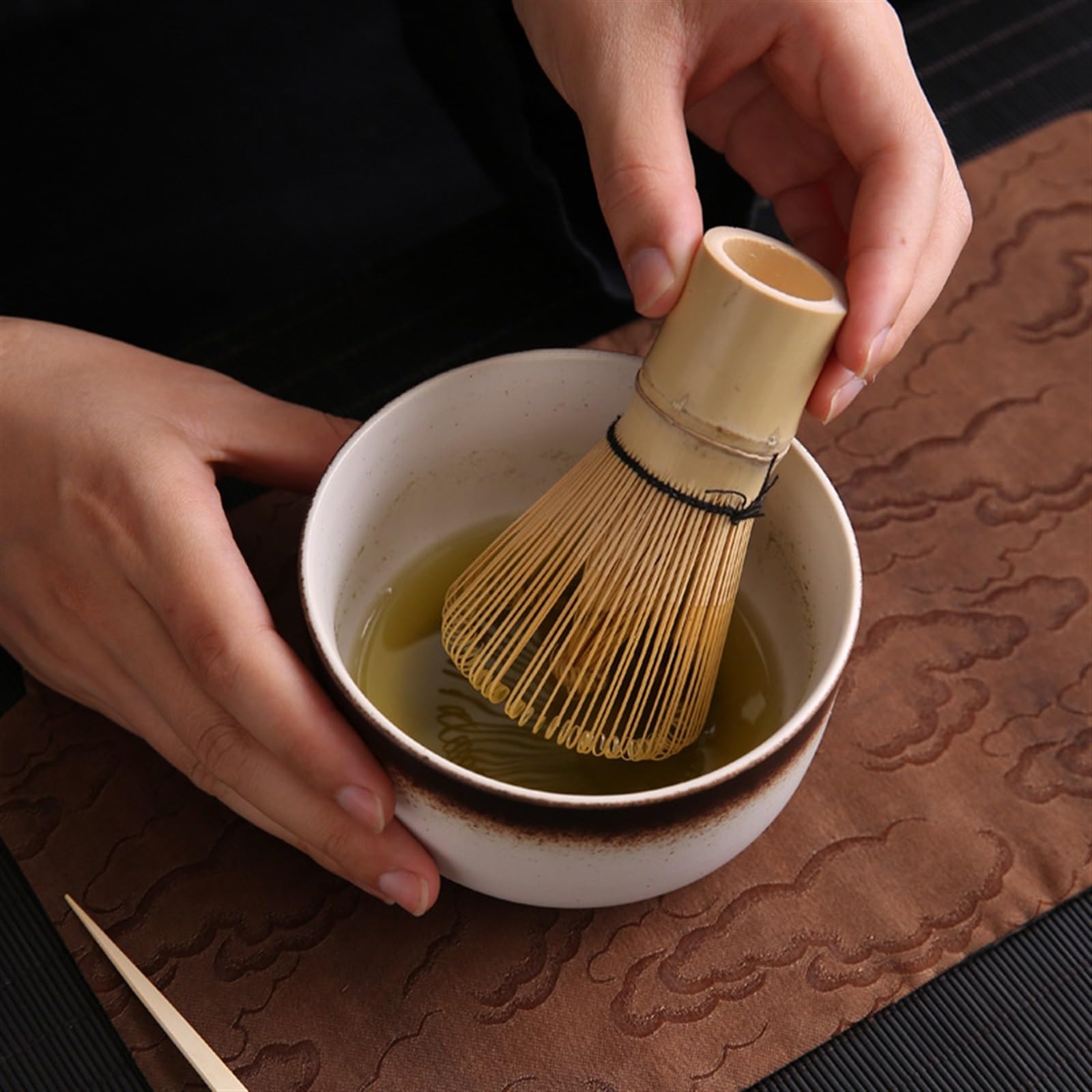 6 Szt Zestaw Do Herbaty Matcha, Trzepaczka Matcha, Matcha Miska, Tradycyjna łyżka, łyżeczka Do Herbaty, Przesiewacz, Uchwyt Na Trzepaczkę, Matcha Zestaw (Material : A)