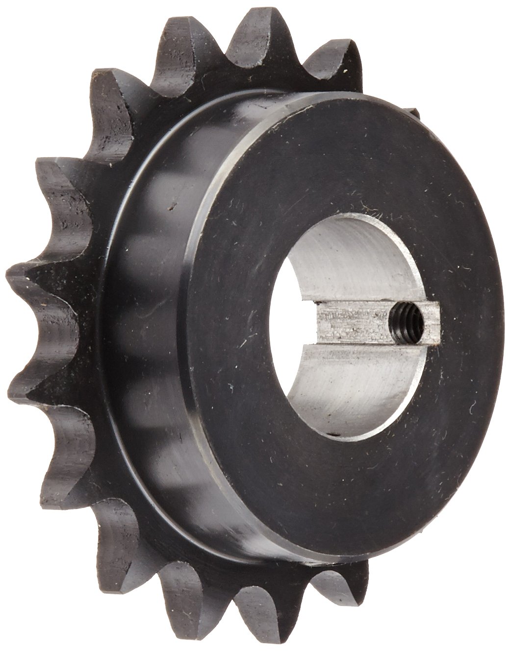Browning H5017X 1 1/4 Finished Bore Roller Chain Sprocket, Single Strand, Steel, Hardened Teeth, 17 Teeth