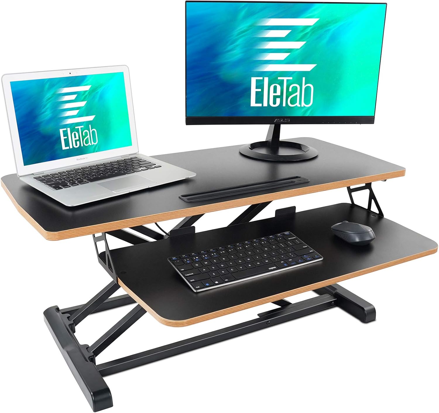 EleTab Standing Desk Converter Sit Stand Desk Riser Stand