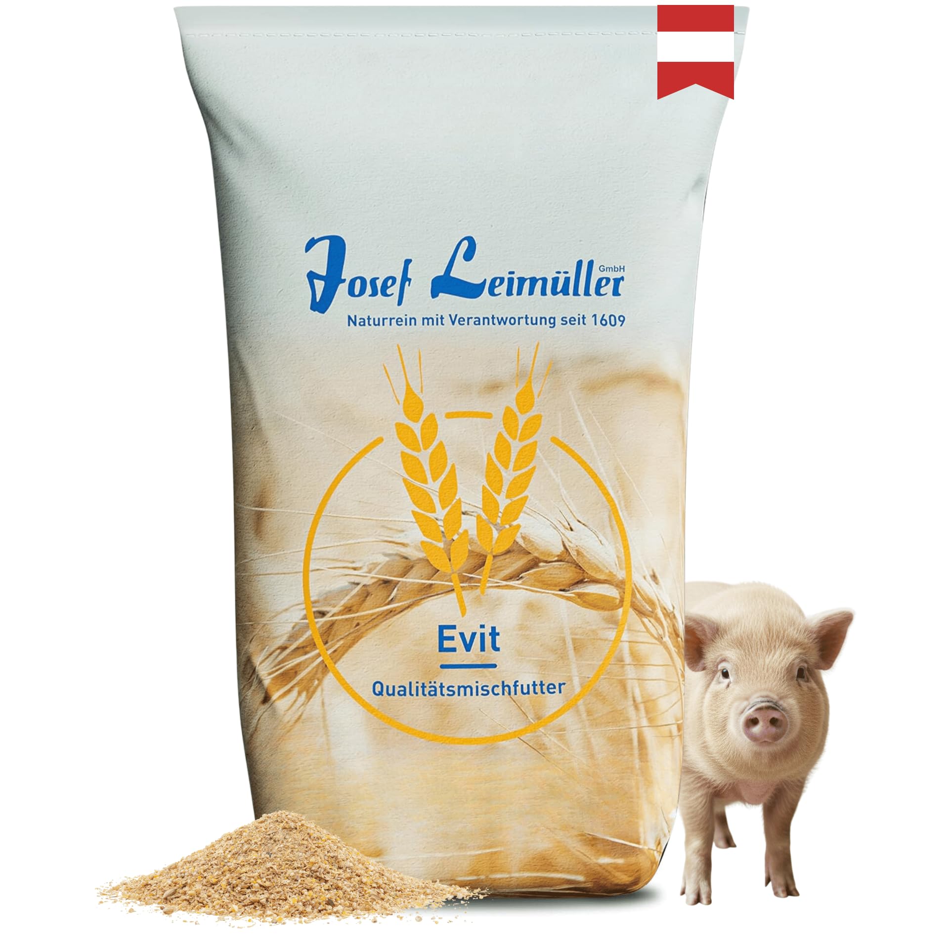 Leimüller Minischweinfutter mehlig 25kg Zwergschweinfutter Zwergschein