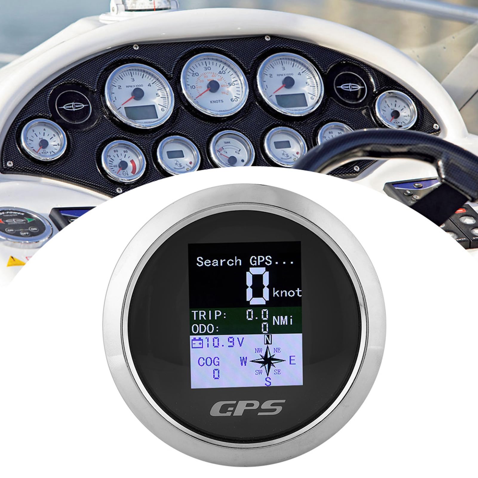LICAEVEY Velocímetro GPS de 85mm, Medidores de Velocidad Digitales para