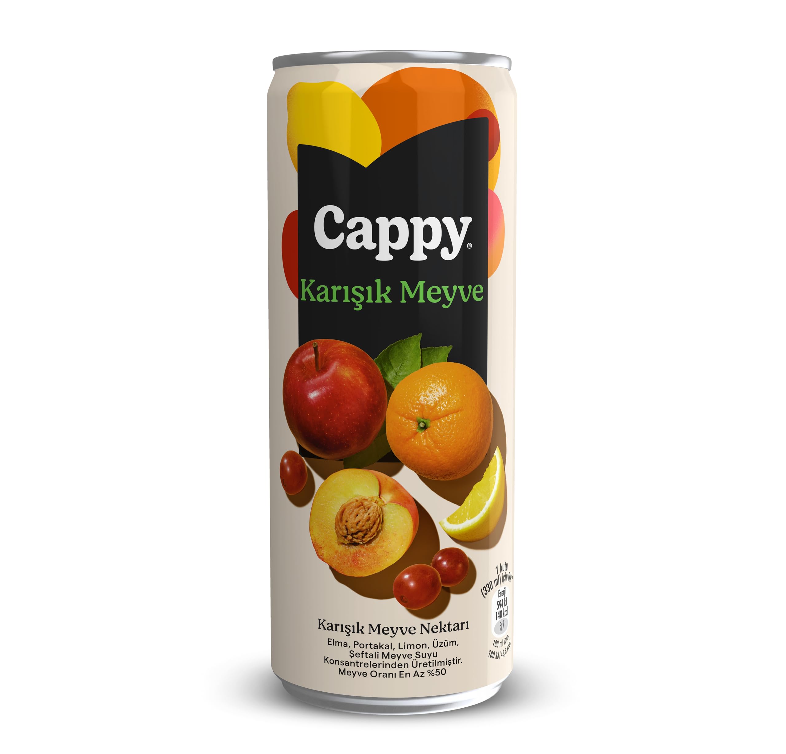 Cappy Karışık Meyve Nektarı Kutu 12x330 ml