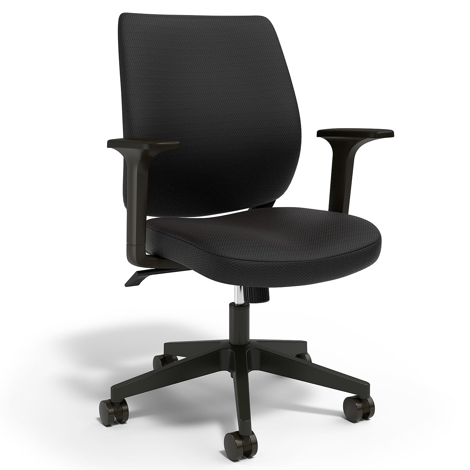 Union & Scale Staples UN59380 Essentials Fabric Task Chair, Black