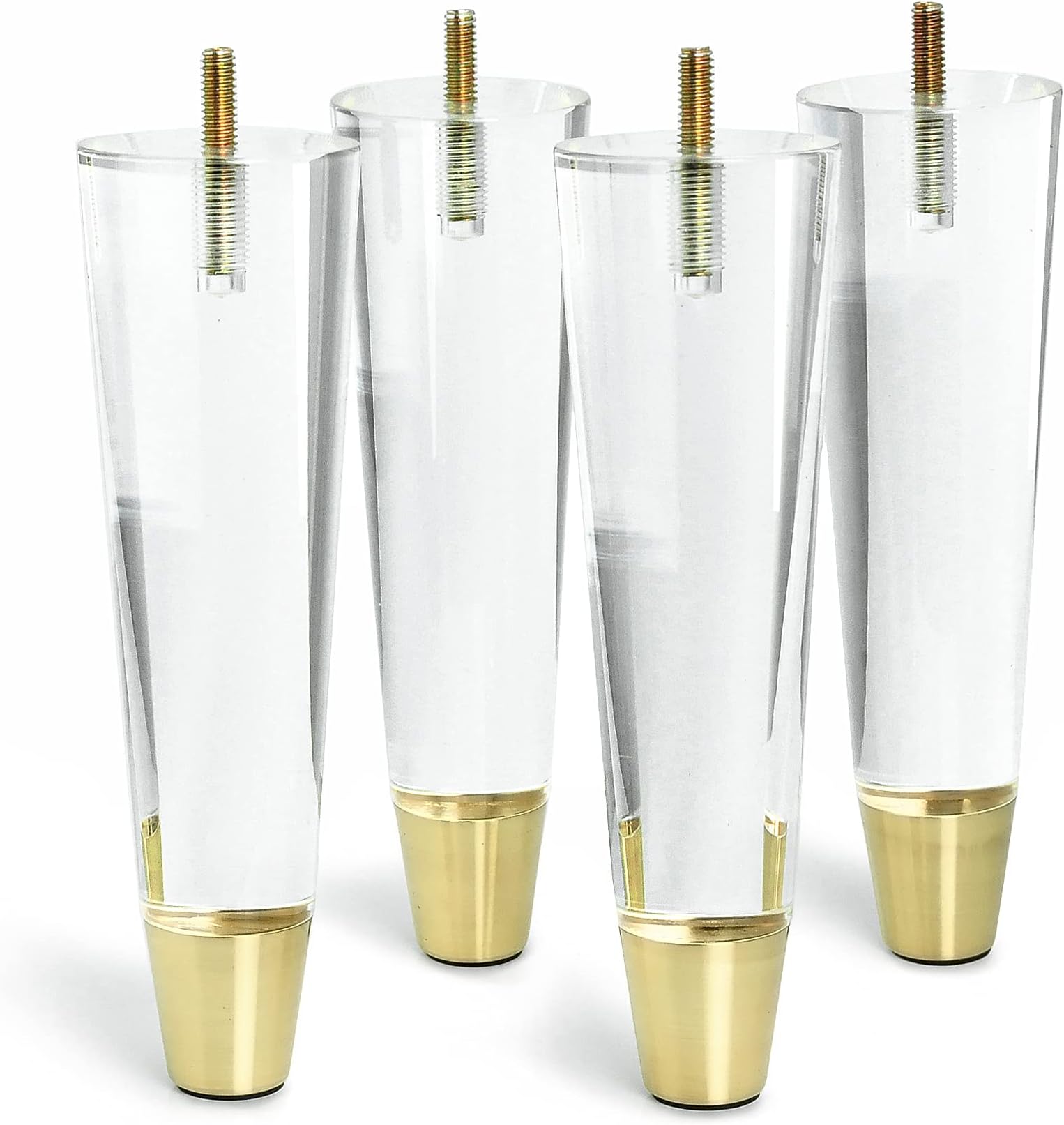 NickHouse Acrylic Furniture Legs for Sofa, Table