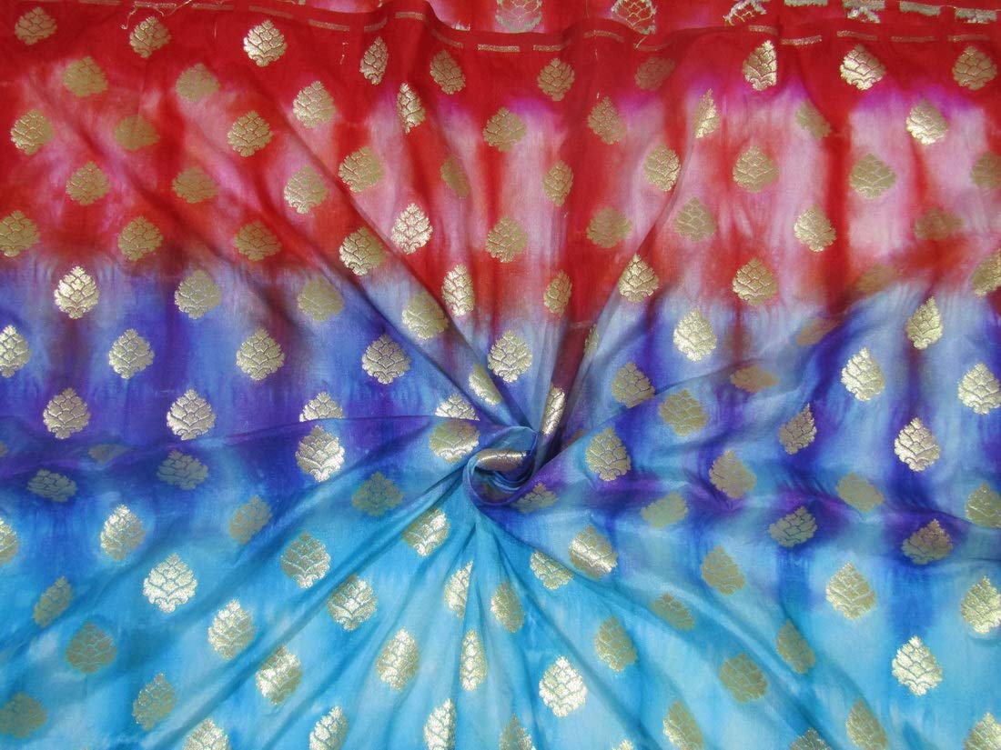 Brocart Jacquard or et violet pour sublimer vos tenues de soirée