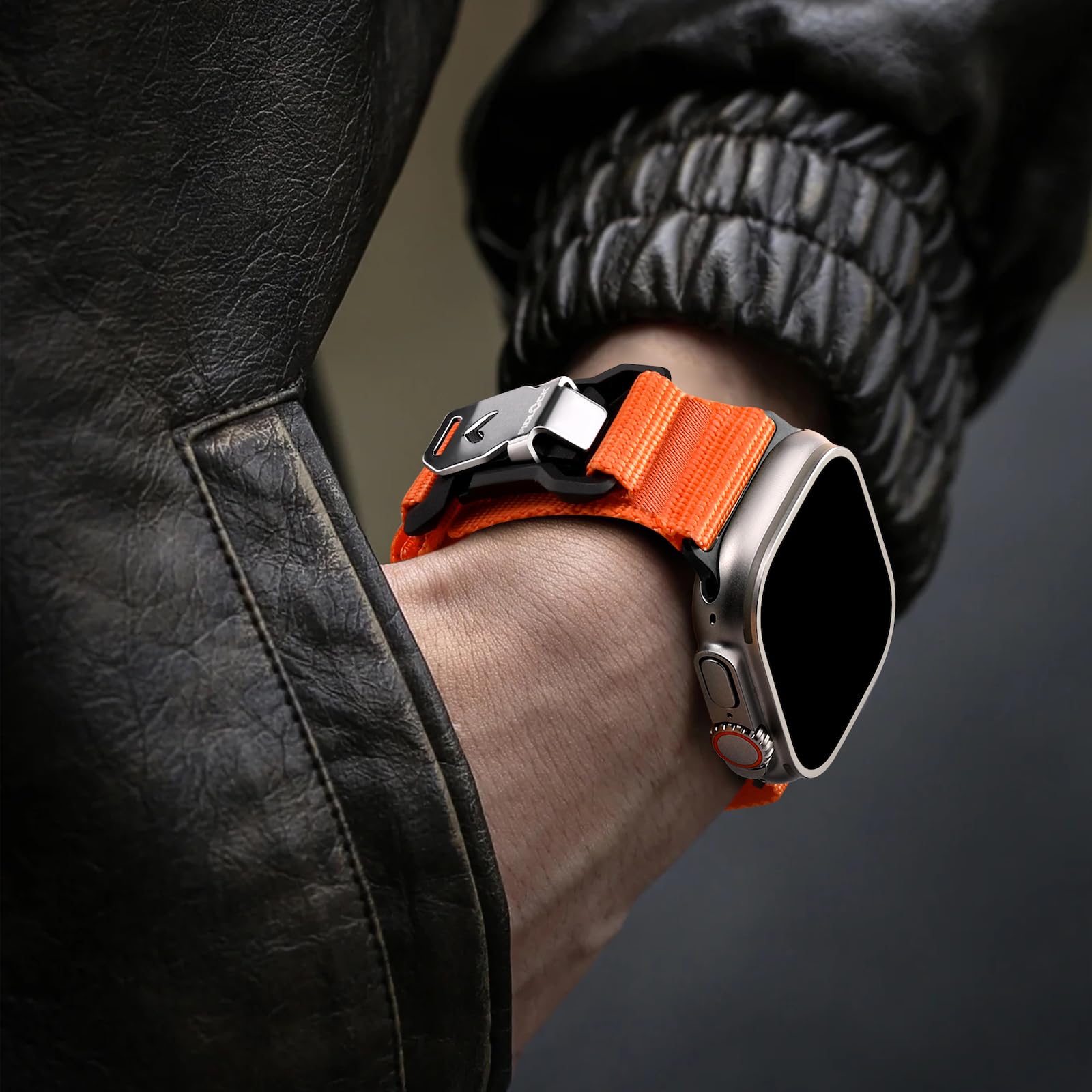 Bandletic Correa de Nailon Compatible con Apple Watch Ultra 2/Ultra 3