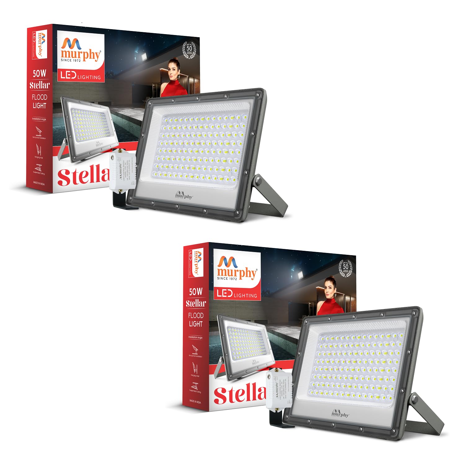 Murphy Stellar LED Flood Light - Day-Night Sensor -28