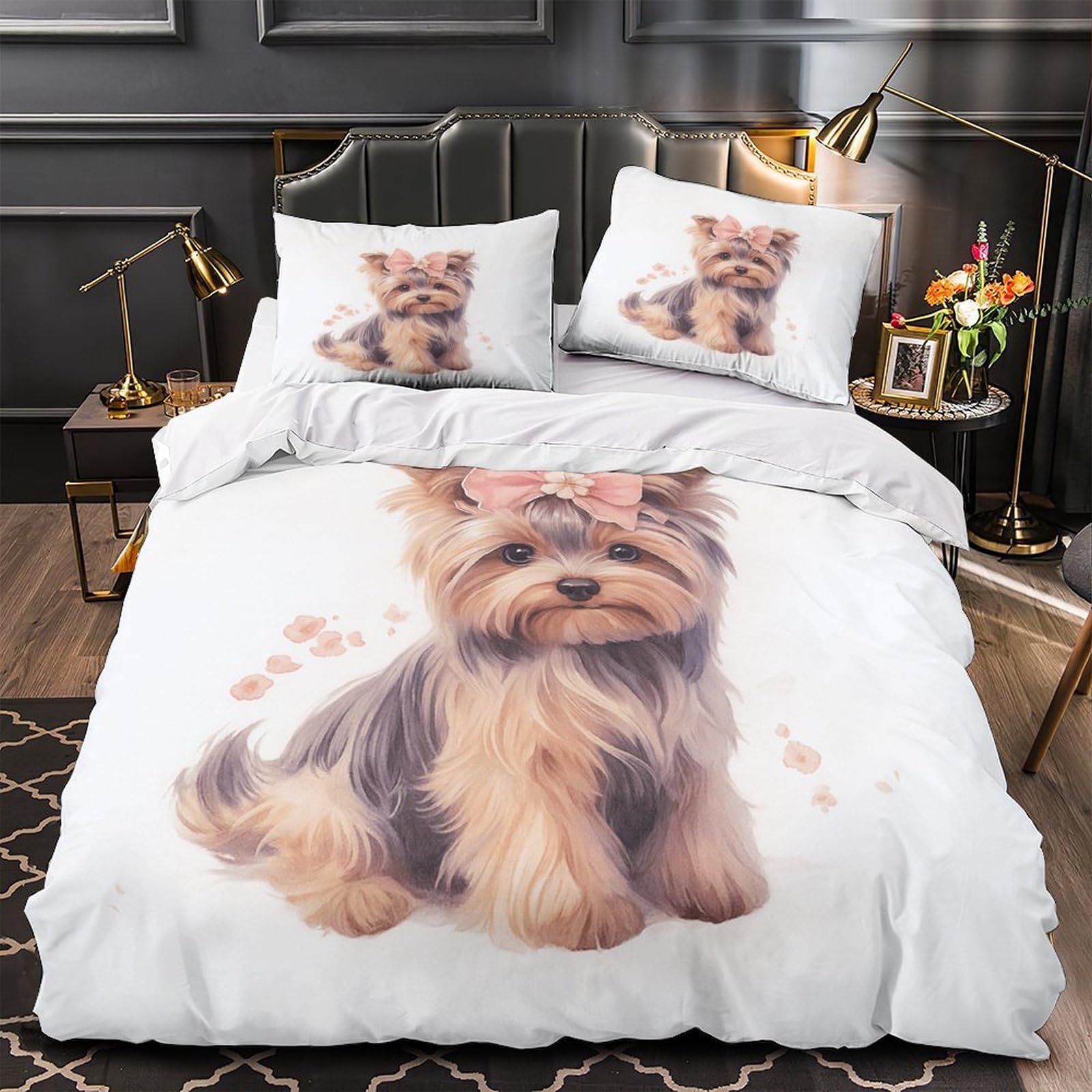 Parure de lit boule disco 200x200 pour une deco de chambre festive