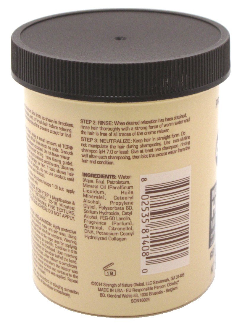 Tcb Hair Relaxer No Base Creme 7.5oz. Regular Jar (3 Pack)