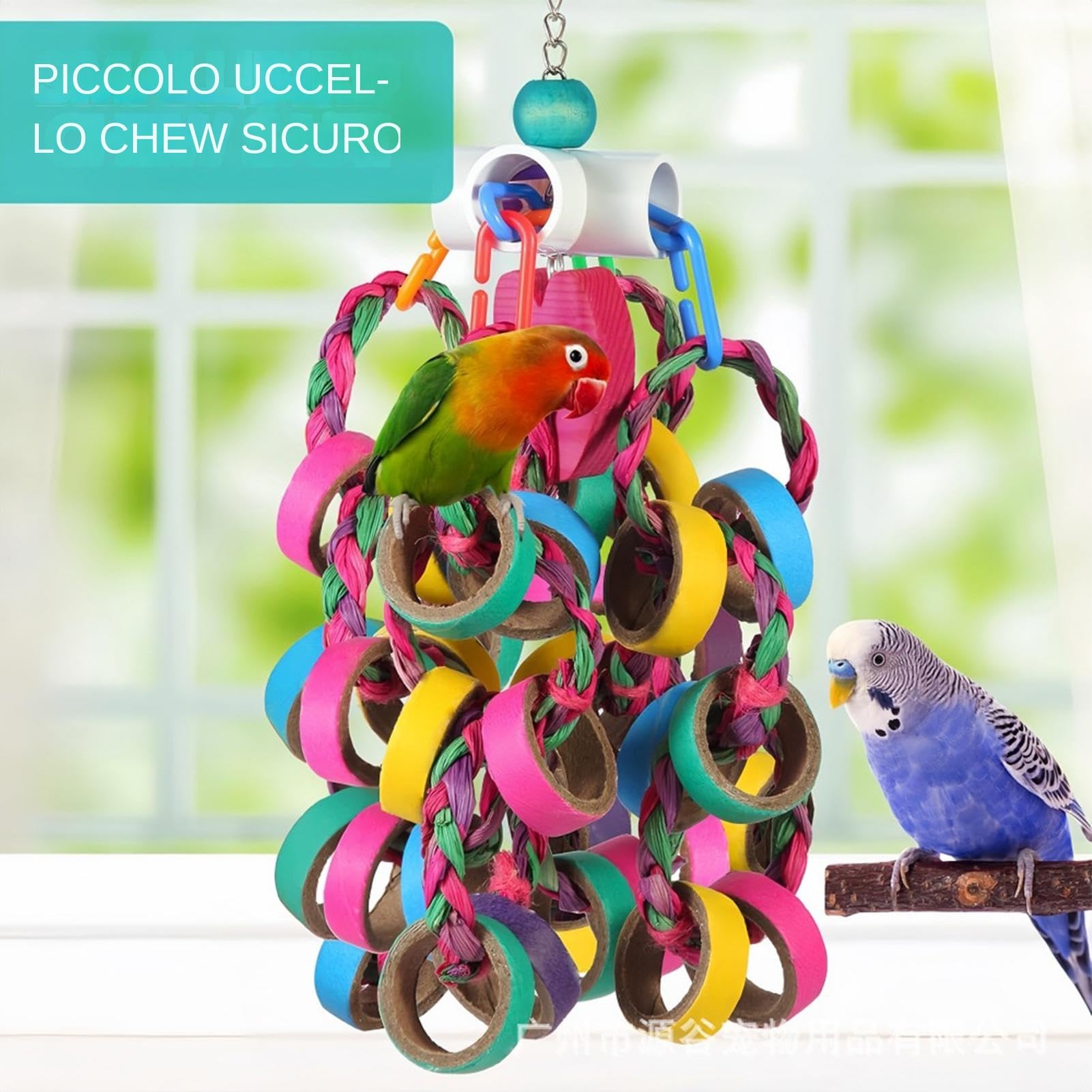 Giocattoli Per Uccelli Per Parrocchetti Naturali Masticabili per | Giocattoli Da Masticare Per Pappagalli Per Parrocchetti Inseparabili Ara Calopsite Casa Interno Esterno Gi
