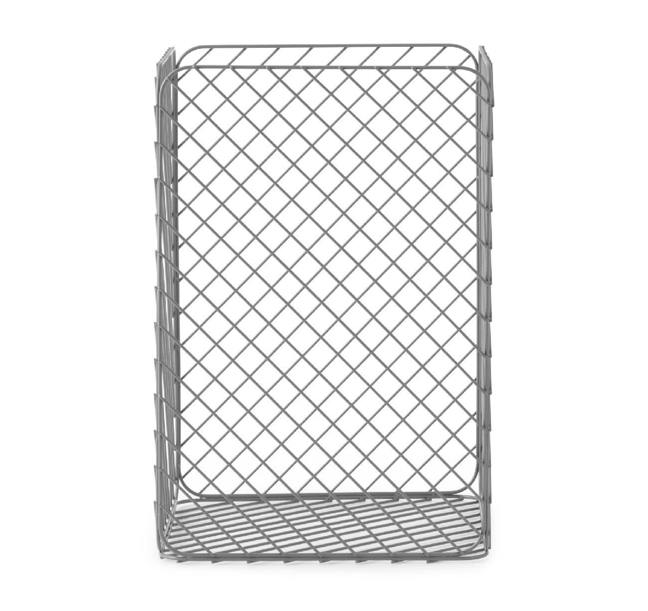 Panier de rangement Normann Copenhagen gris H49cm
