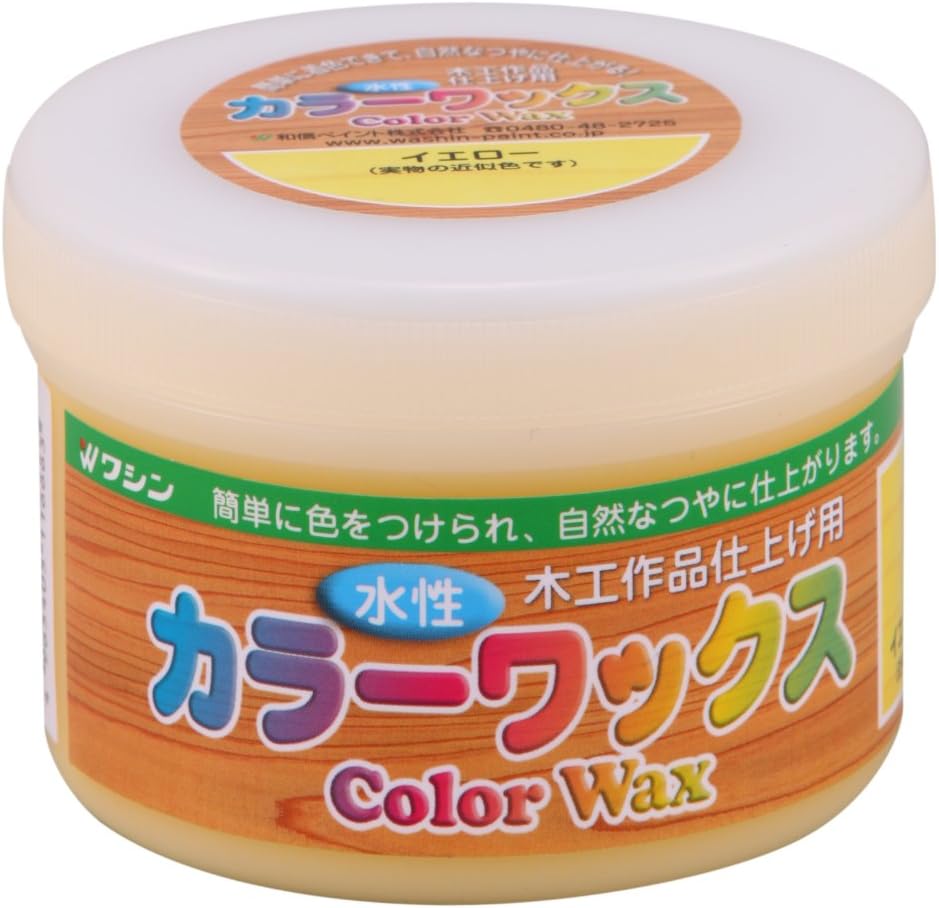 Washin Paint Water-Based Color Wax, Easy to Dye, Water-Based for Safe and Safe, All Nuts, 7.1 oz (200 g)