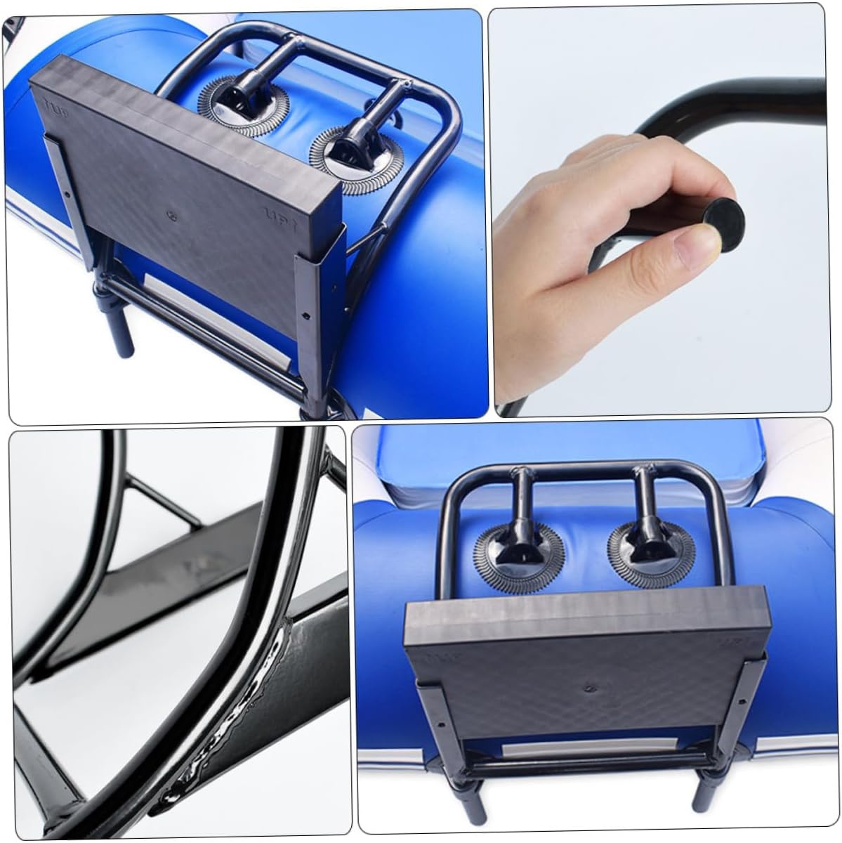 Kayak Outboard Motor Stand Metal Motor Mount Bracket Holder for Inflatable and Fishing Boats, Boat Engine Support Rack for Outdoor Water Sports