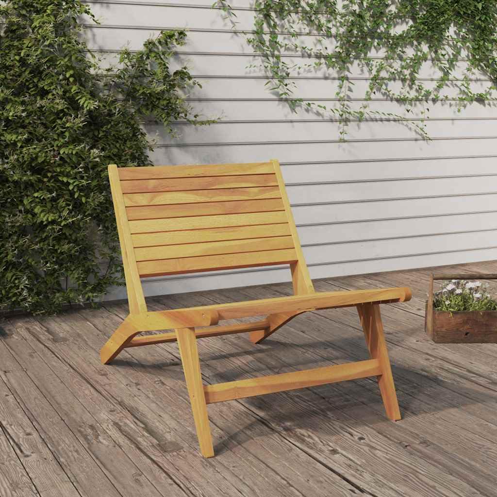 Chaise de jardin en teck pliable pour balcon et terrasse