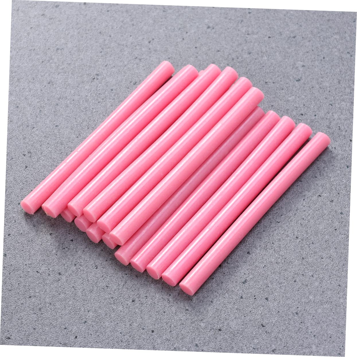 VOSAREA 20Pcs Colorful Hot Melt Glue Sticks All Purpose Adhesive Rods for DIY Crafts Art Projects and Daily Use Odor Flexible Pink