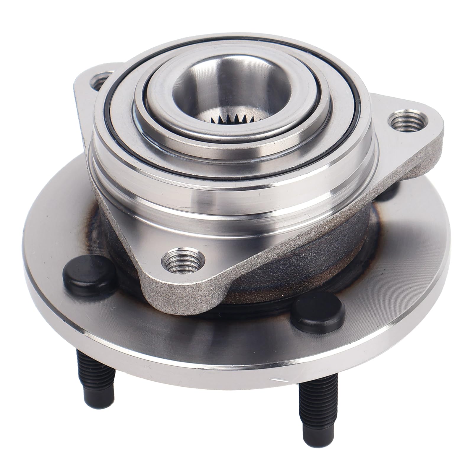 KUSATEC 513205 Front Wheel Hub and Bearing Assembly 4 Lug Without ABS Compatible with Chevy Cobalt 2005-2010, Saturn Ion 2003-2007, Pontiac Pursuit 2005 2006, Pontiac G5 2007 2008 2009 2010