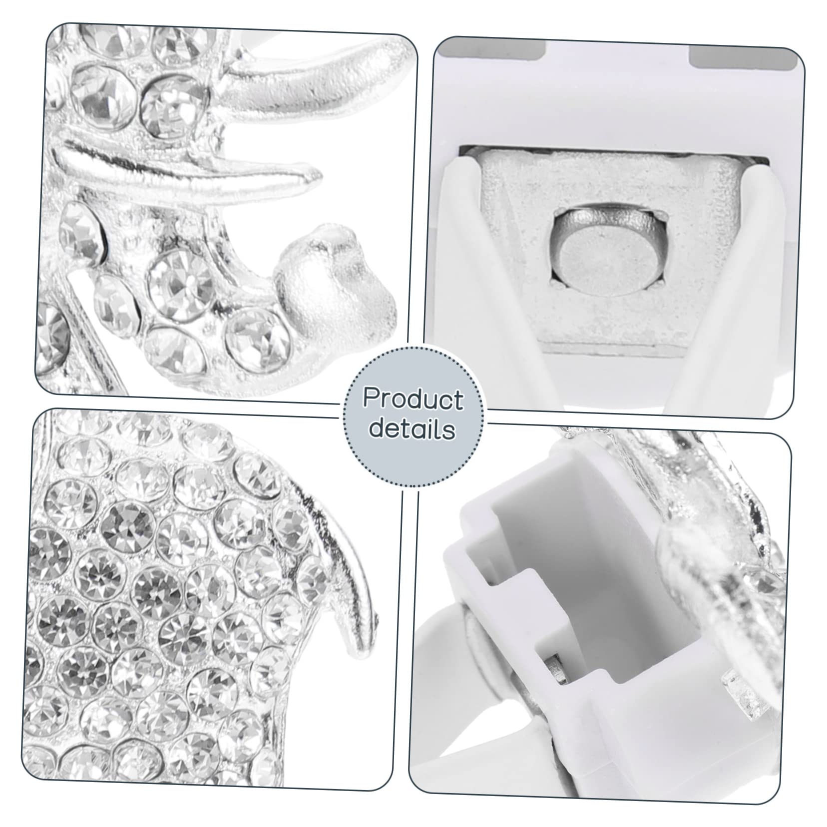 PartyKindom 10pezzi Elefante Decorativo Per Auto Profumatore Per Diffusore Con Clip Per Ventilazione Accessori Per Interni Auto Cristallo Elegante e Pratico