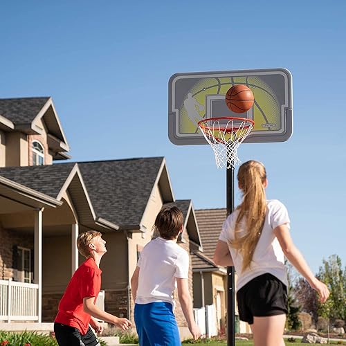 Miniatura 11 de Lifetime 90992 Aro de baloncesto portátil de altura ajustable de tamaño completo, ajuste telescópico de 7.5 a 10 pies, tablero de impacto de 44