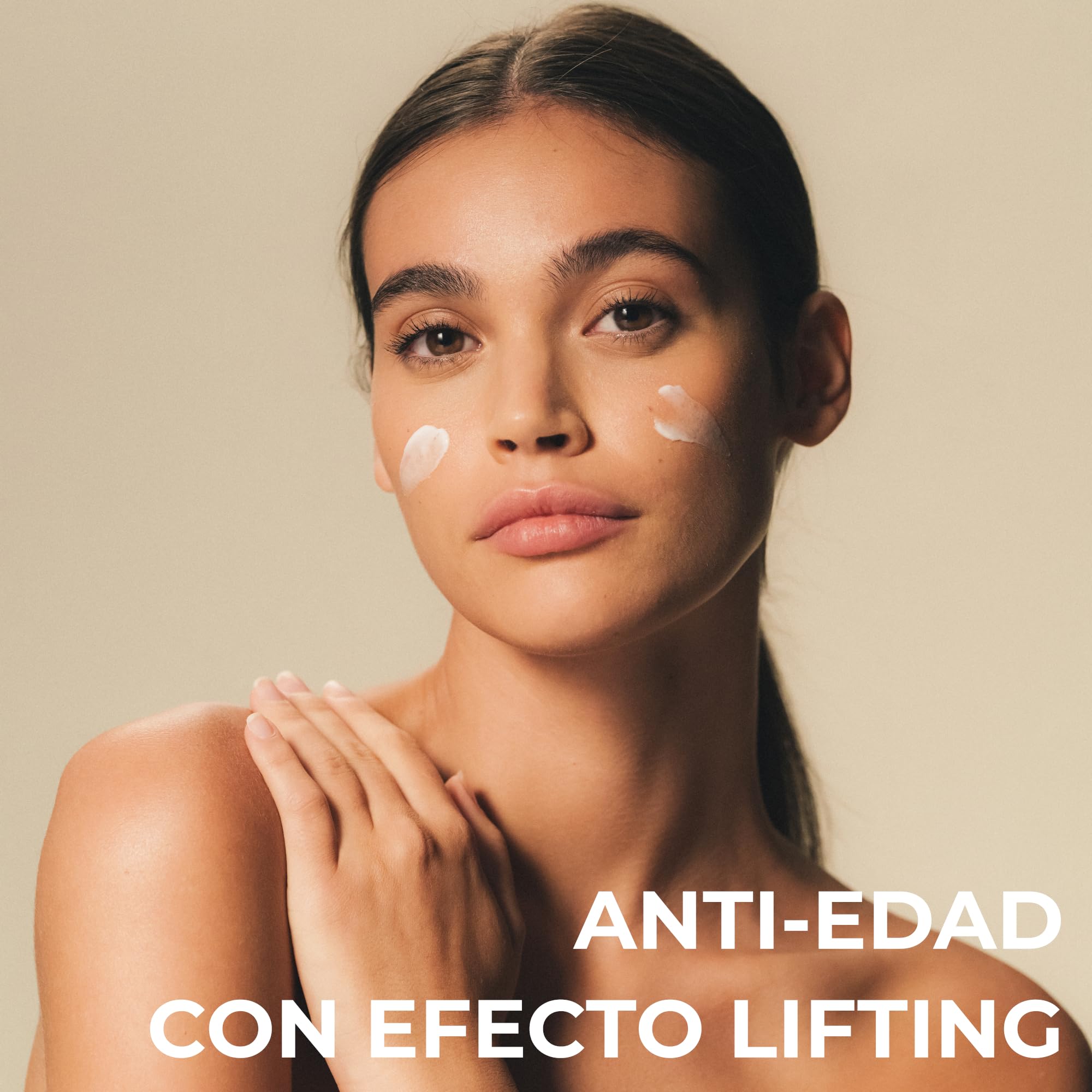 ALKEMY Crema Facial Antiarrugas con Colágeno y Ácido Hialurónico, acción antiedad con efecto lifting, hidratante, reafirmante para todo tipo de piel, Cosmética Natural, Dermatológicamente Testada 50ml