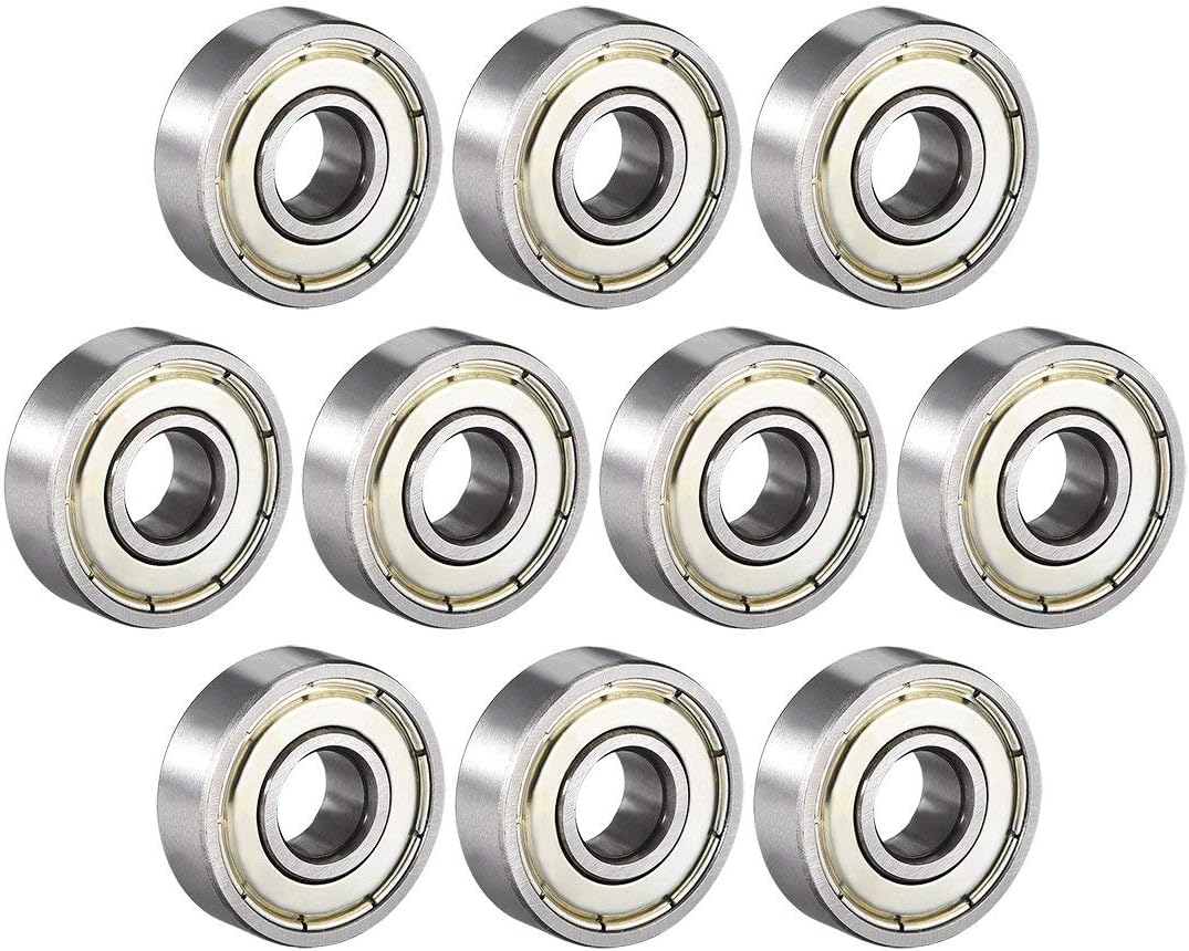 10Pcs Miniature Deep Groove Ball Bearing 623 624 625 626 627 628 629 ZZ 2RS 2z Rs Bearings