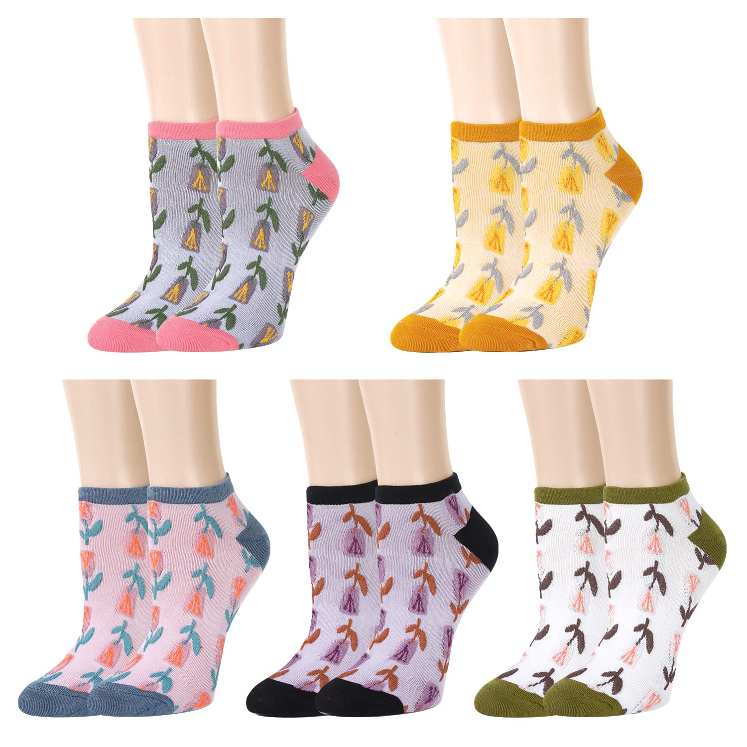Benefeet Sox Womens Cute Ankle Socks Girls Novelty Fun Low Cut Socks Colorful Patterned Casual Cotton Short Summer Sock