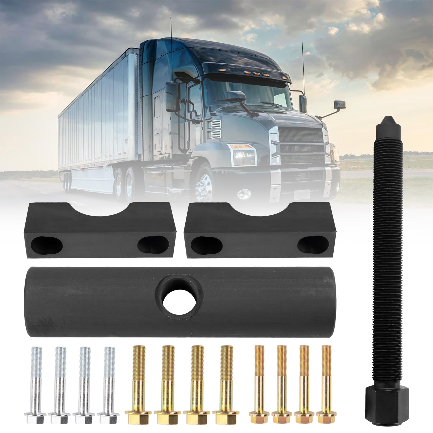 10803 Heavy-Duty Yoke Puller fits for Commercial Trucks&Semi Truck，Class 6-8 Trucks Yoke Remover Tool Replacement Tiger Tool Commercial Yoke Puller