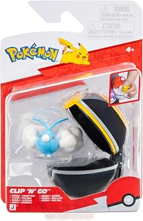Pokémon Clip 'N' Go Pokéball Wablu, 5-cm-Figur
