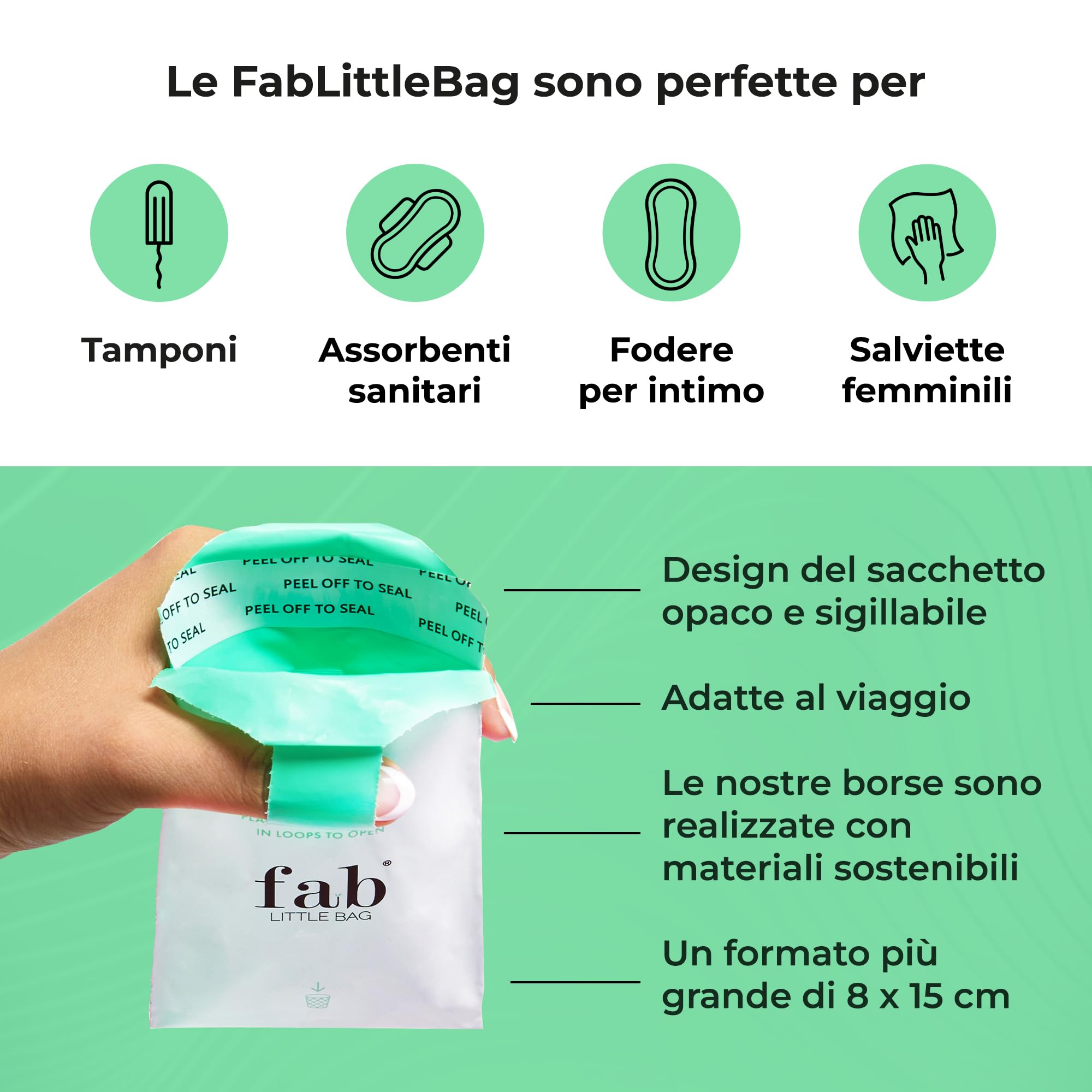 Contenitori per assorbenti igienici femminili - Ciclia Ambiente